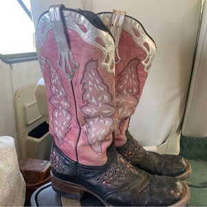 Lucchese Amberlyn Ostrich Boots 8.5 B